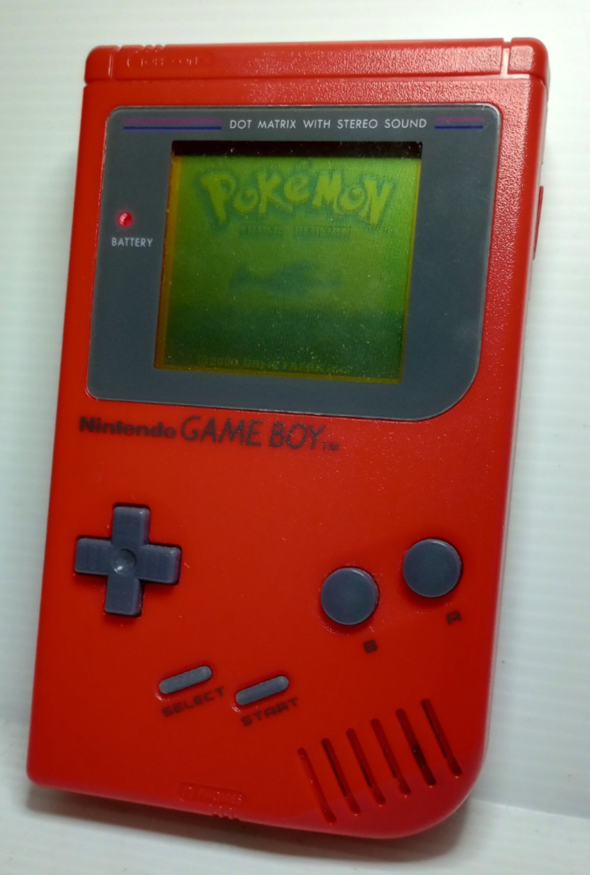 Nintendo Game Boy Original DMG-01 RED Play it Loud Tested