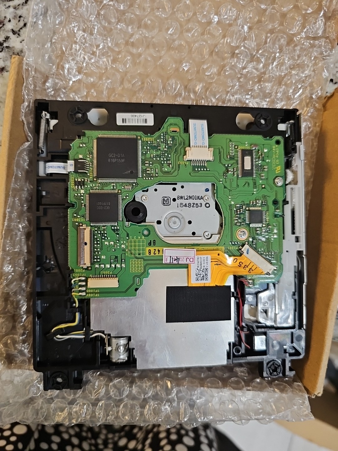 DVD ROM Disc Drive with PCB Board & Laser Lens for Nintendo Wii AC1908