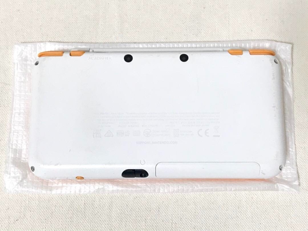 New Nintendo 2DS LL Console System White x Orange Region JAPAN import JP Used