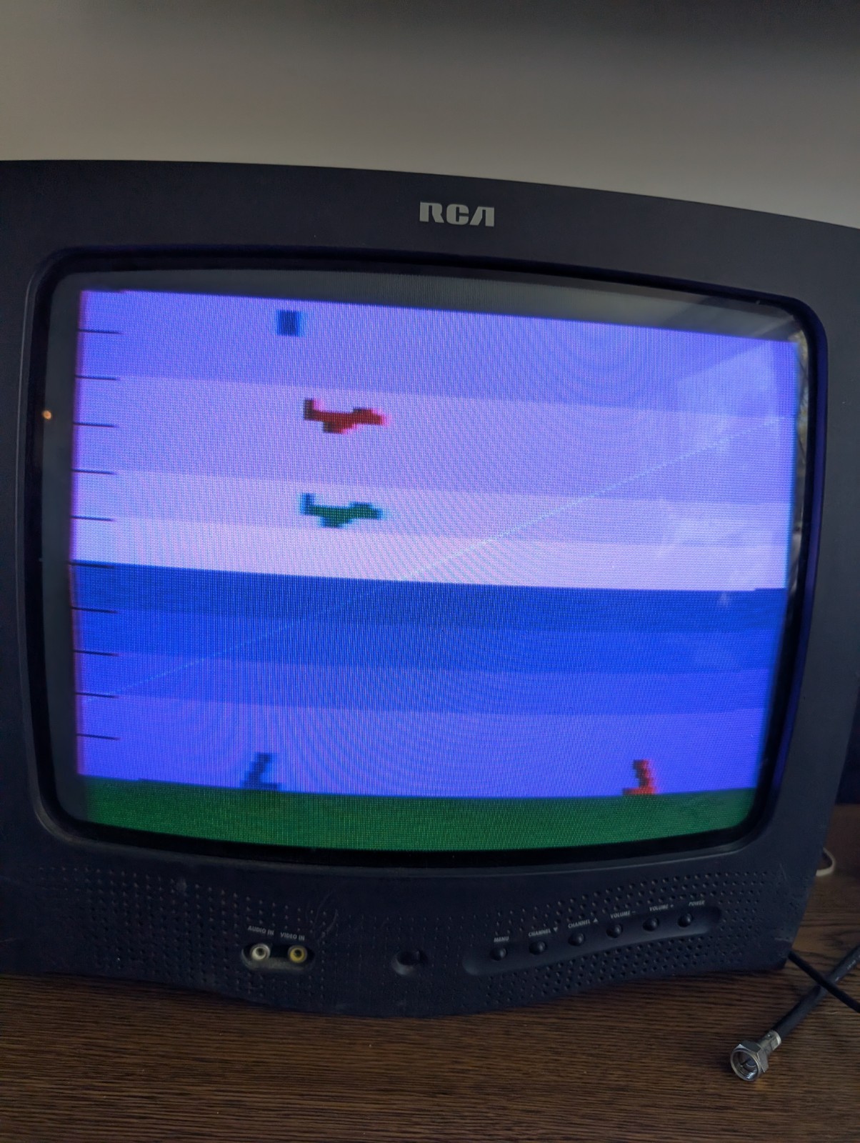 Atari 2600 Woodgrain 4-Switch Console Bundle W/ GAMES! No Controller! Tested!