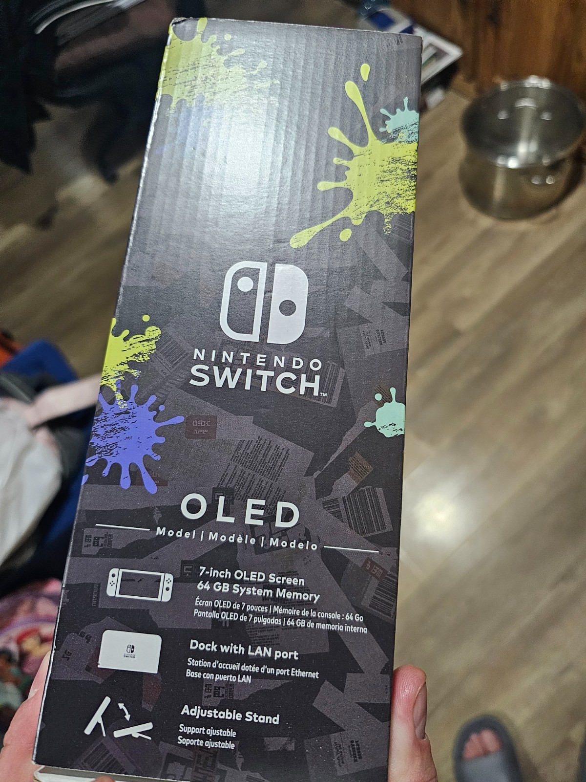 Nintendo Switch OLED Splatoon 3 Limited Edition LE 64GB Console – Open Box