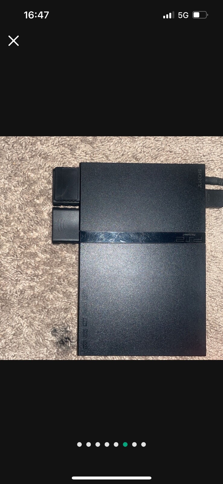 Sony PlayStation 2 Slim Line Version 1 Console – Charcoal Black (SCPH-70012)