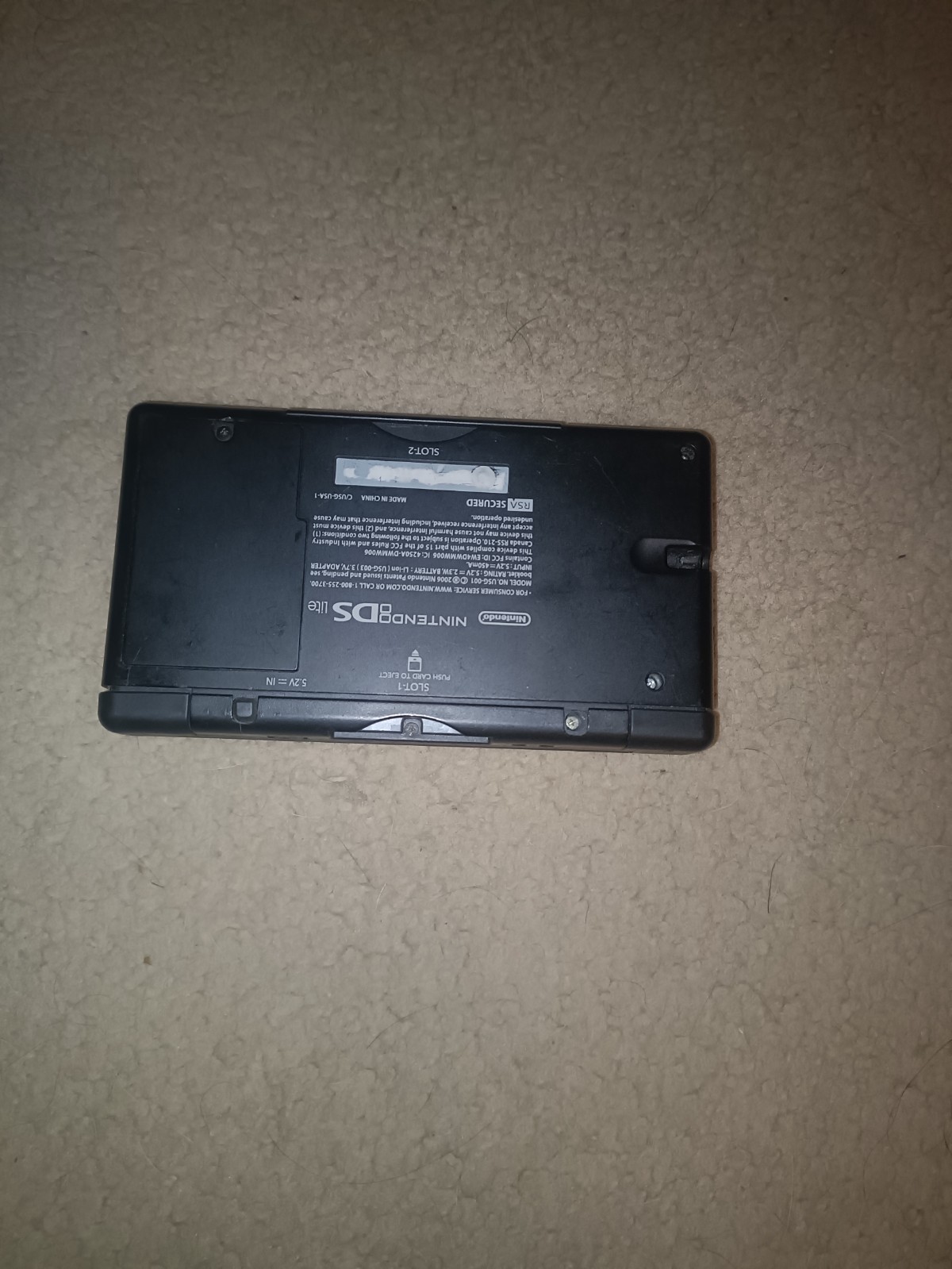 Nintendo DS Lite Crimson Handheld System – Red/Black