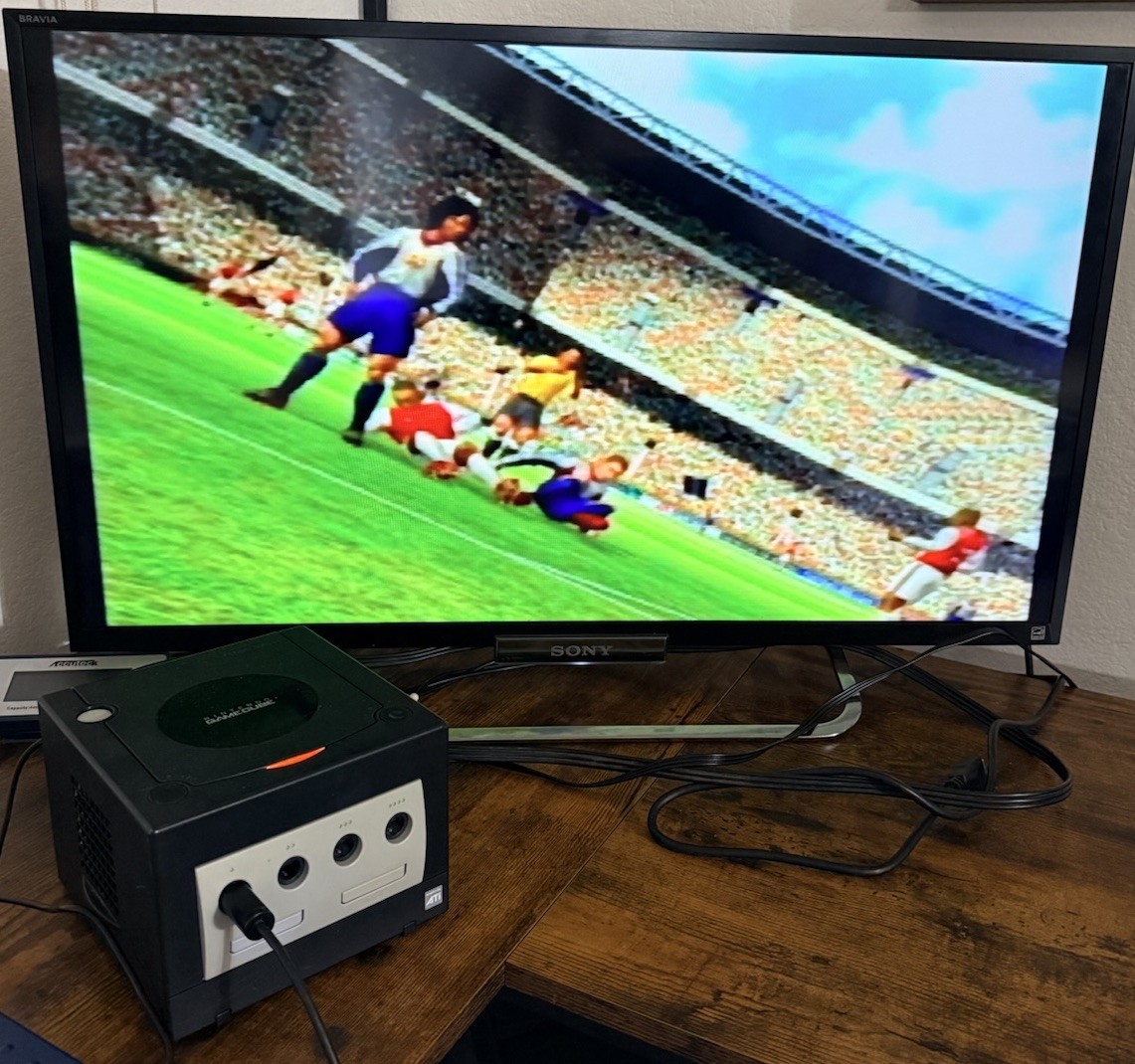 Nintendo GameCube Console Bundle Black DOL-001 – 1 OEM Controller Tested Clean