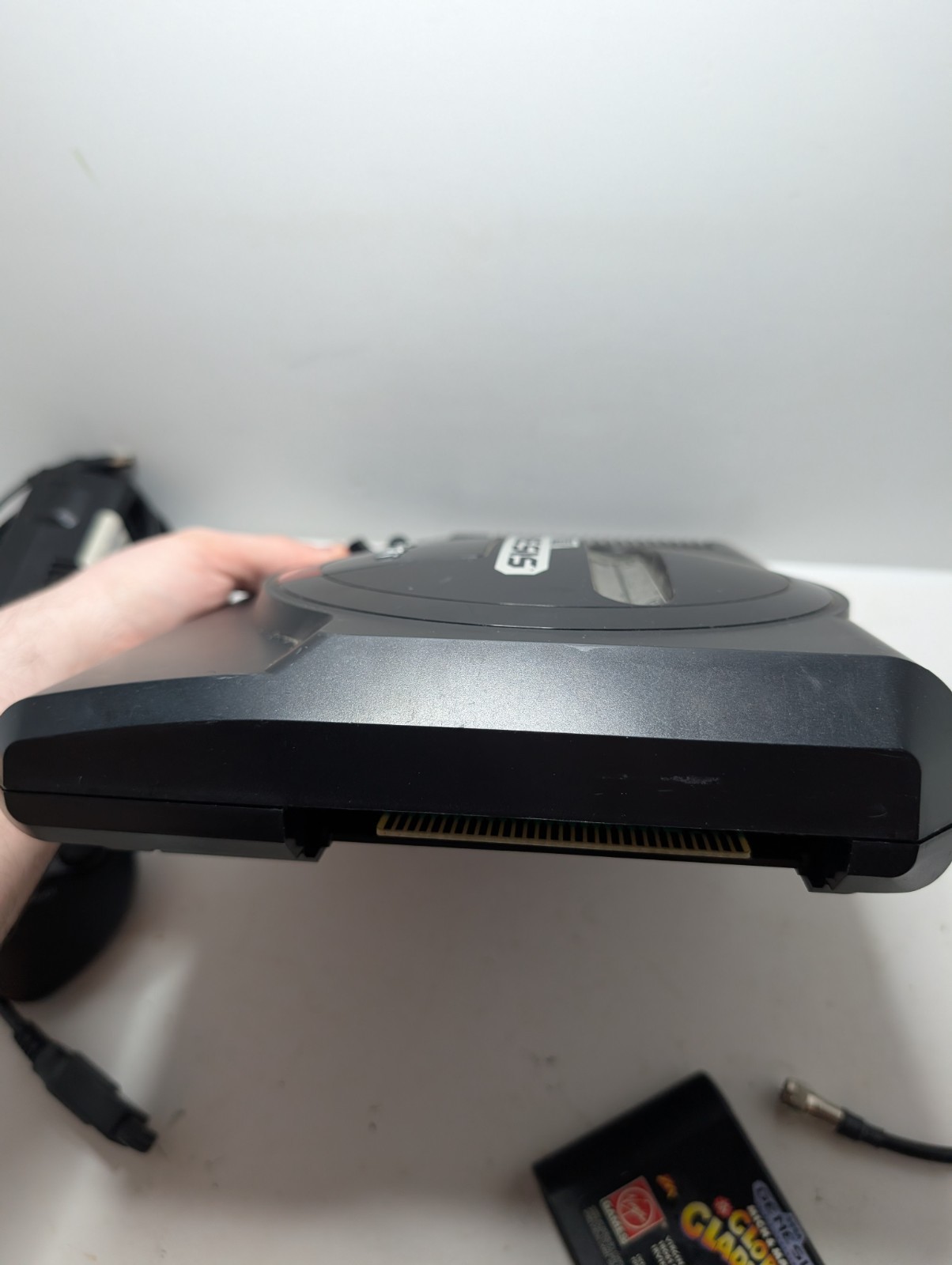 Sega Genesis 16-Bit 1601 Console Controller and Cables – TESTED With Global Glad