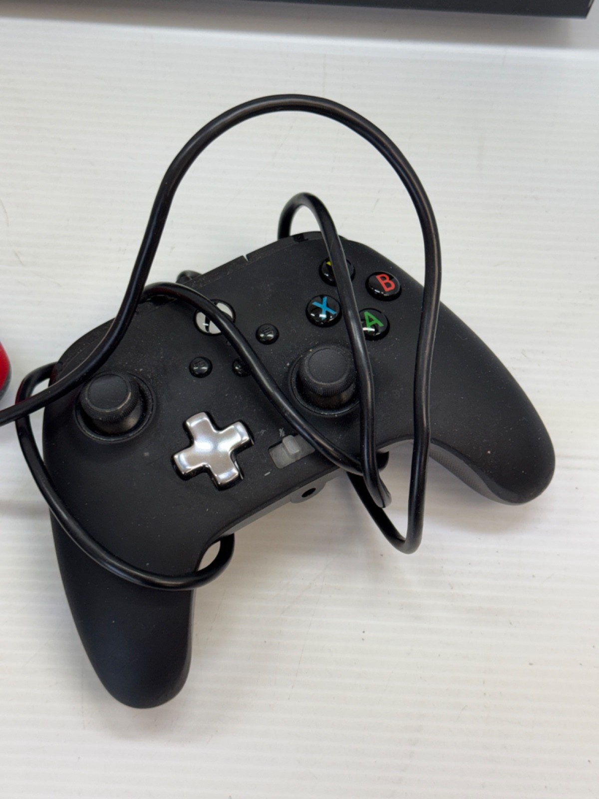 Xbox One Console Black w/ 2 Controllers Bundle Untested No Cables AS-IS