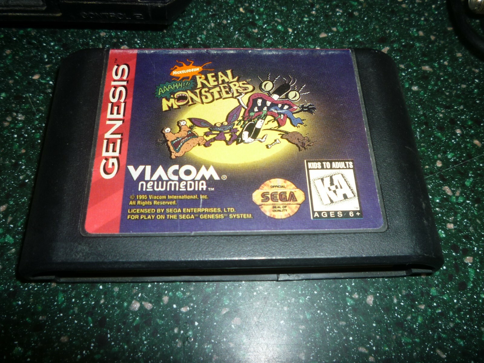 Sega Genesis Model 1 Console/System In Original Box + Real Monsters