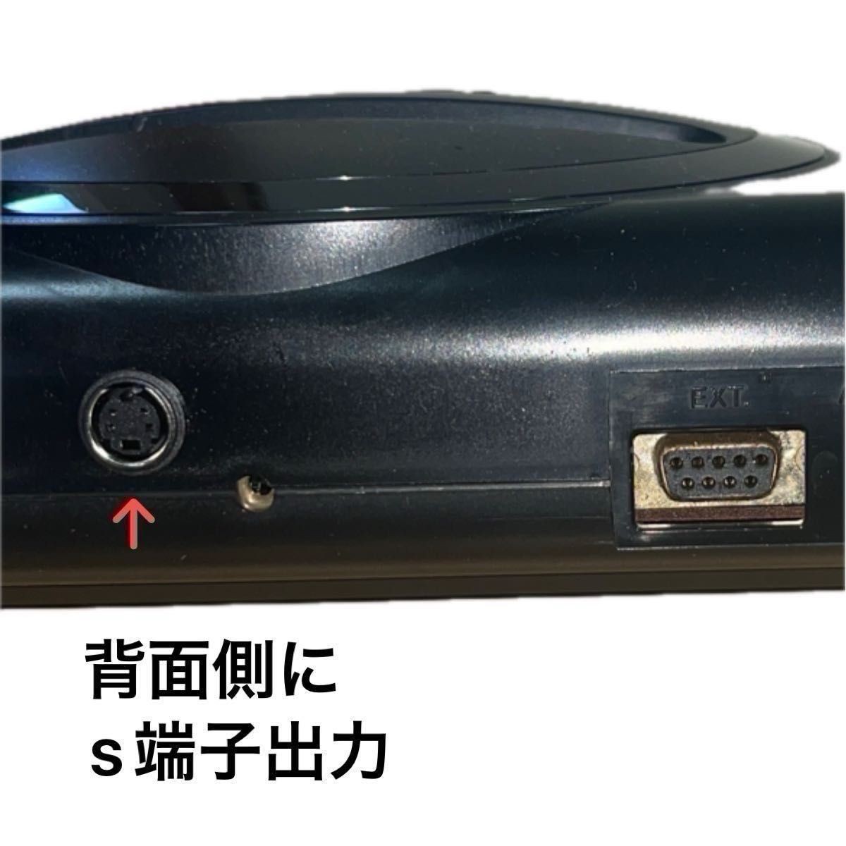 Sega Mega Drive Console 6 Button Controller S-Video Tested Japan