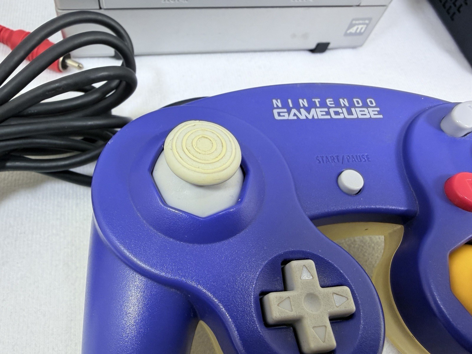Nintendo GameCube – Platinum Edition DOL-101 With Cables 1 Controller Tested