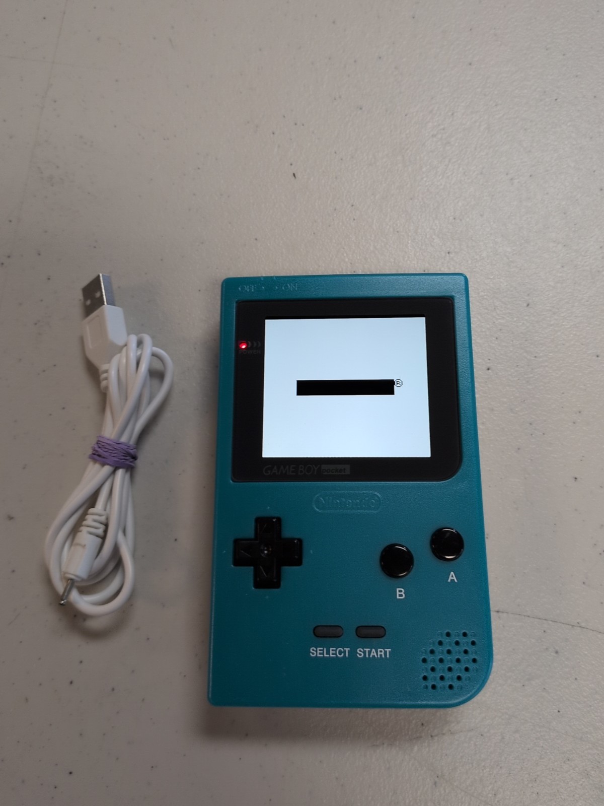 Nintendo Game Boy Pocket system OSD IPS w/Lithium Ion Battery USB Rechargeable