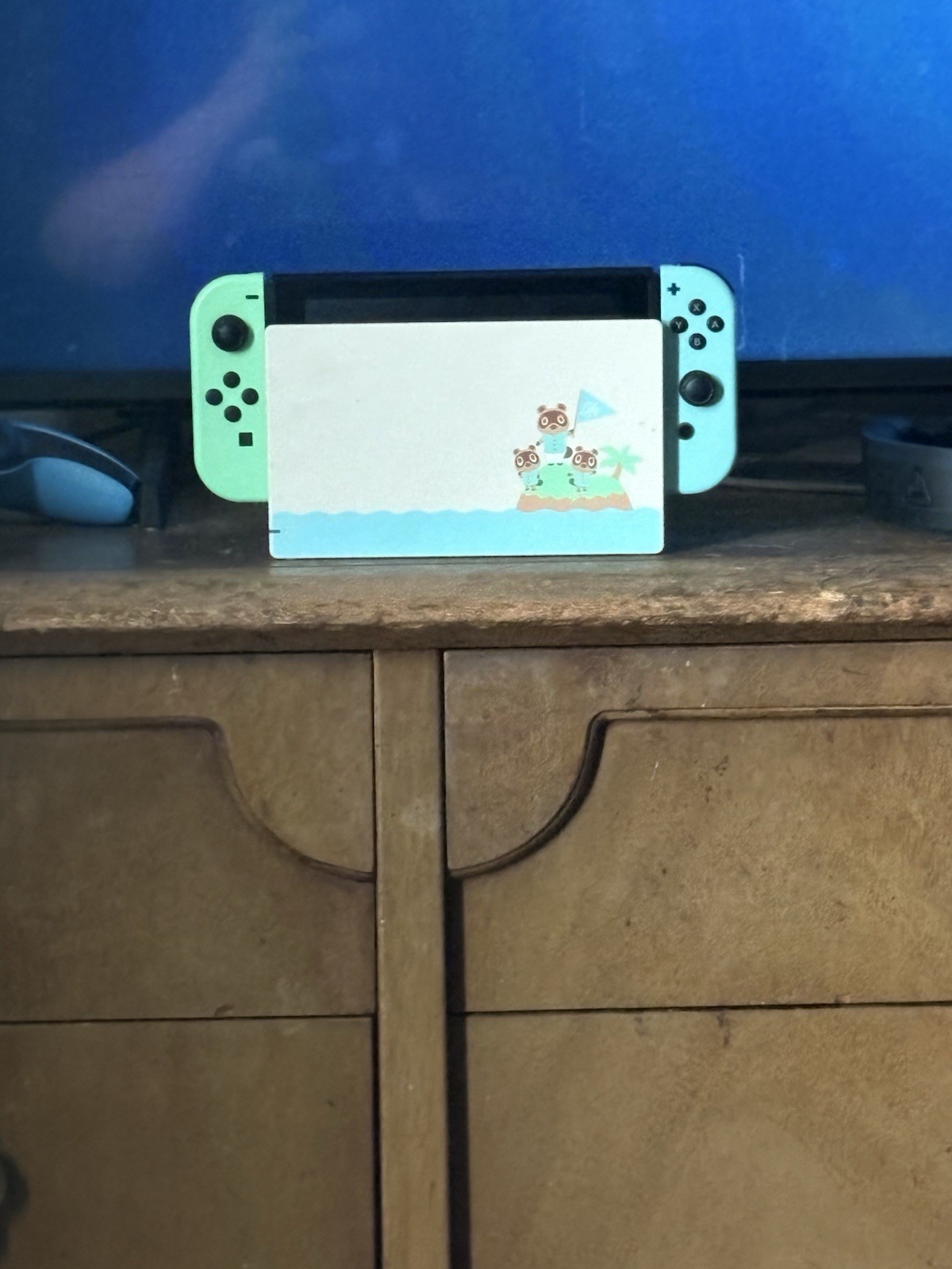 Nintendo Switch Animal Crossing Edition Console w/ Dock Green/Blue