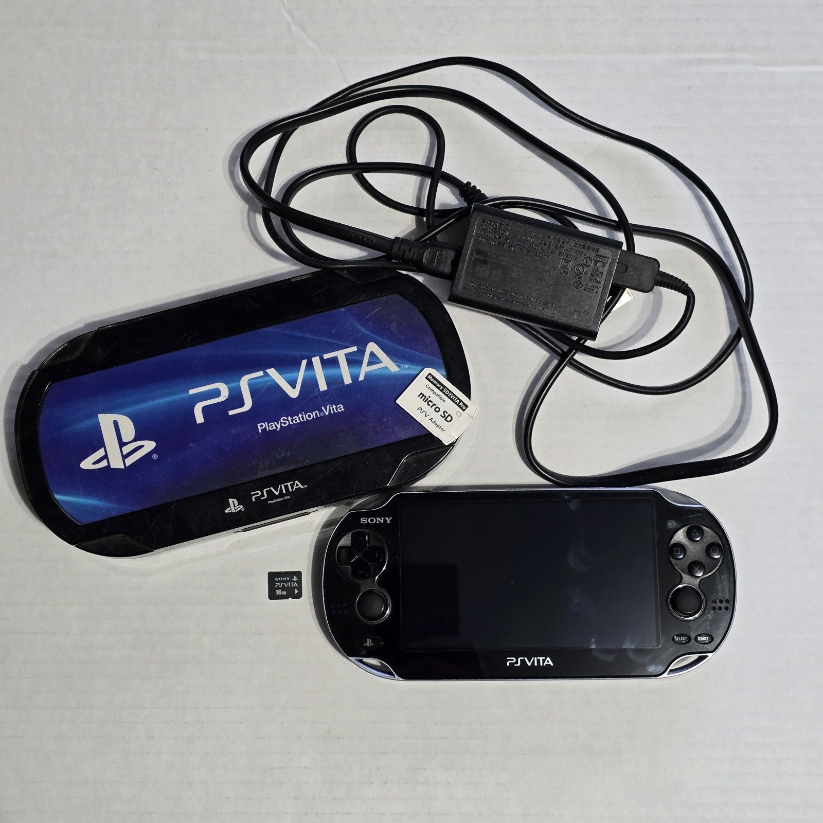 BUNDLE PlayStation Vita Wi-Fi Launch Model OLED PCH 1001 Model