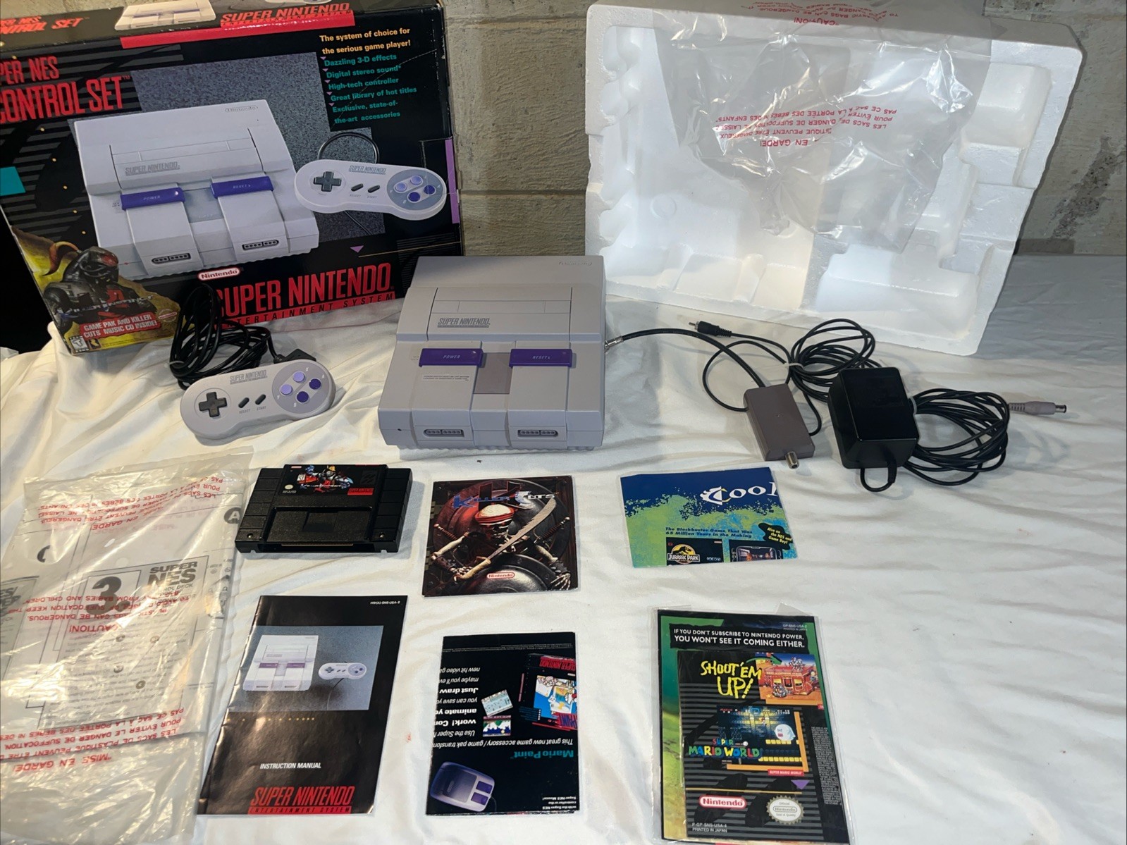 Super Nintendo SNES Killer Instinct Console CIB Matching Serial Collector Qualit