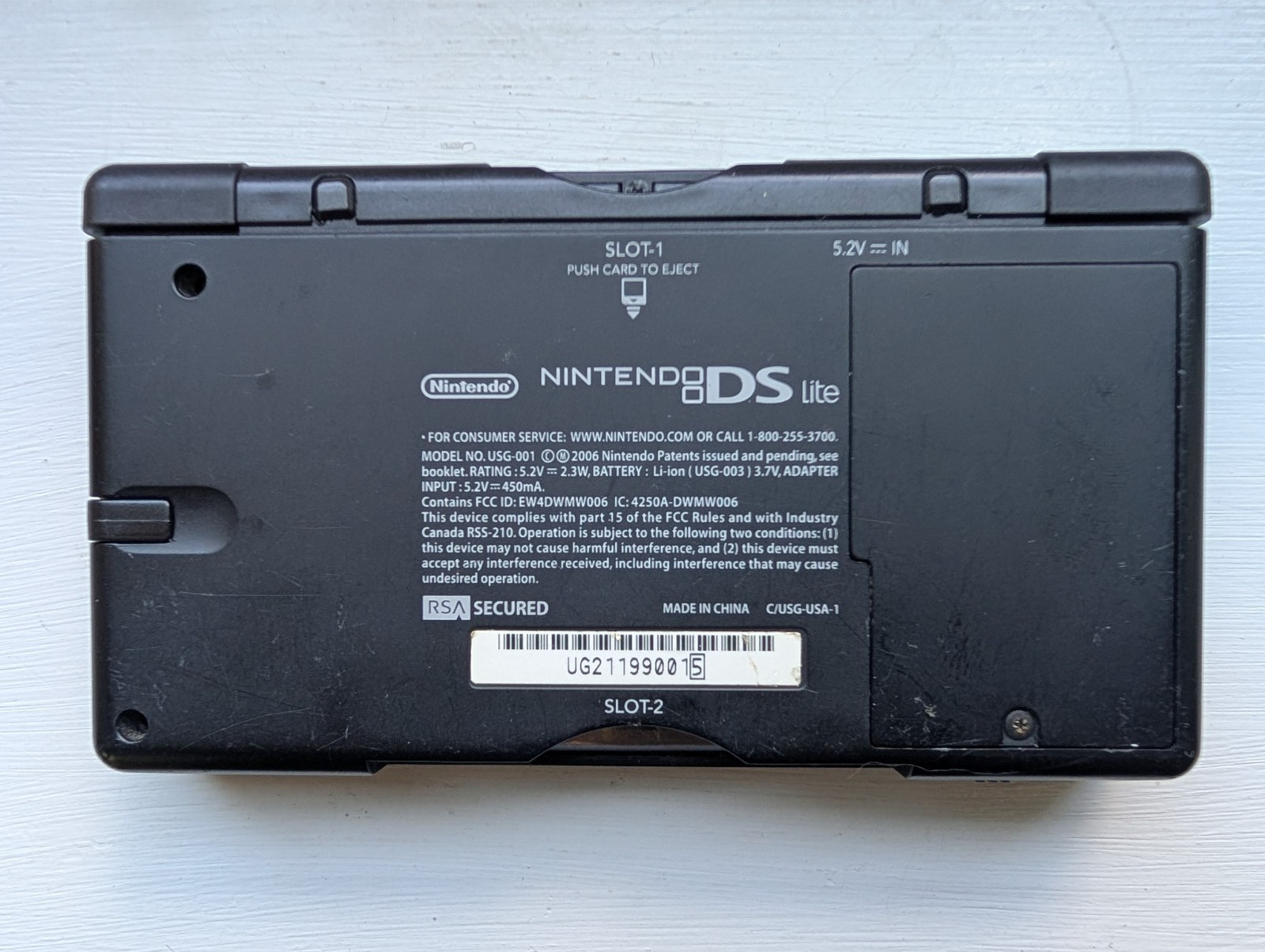 Nintendo DS Lite Handheld Console Cobalt Blue – TESTED w/ stylus