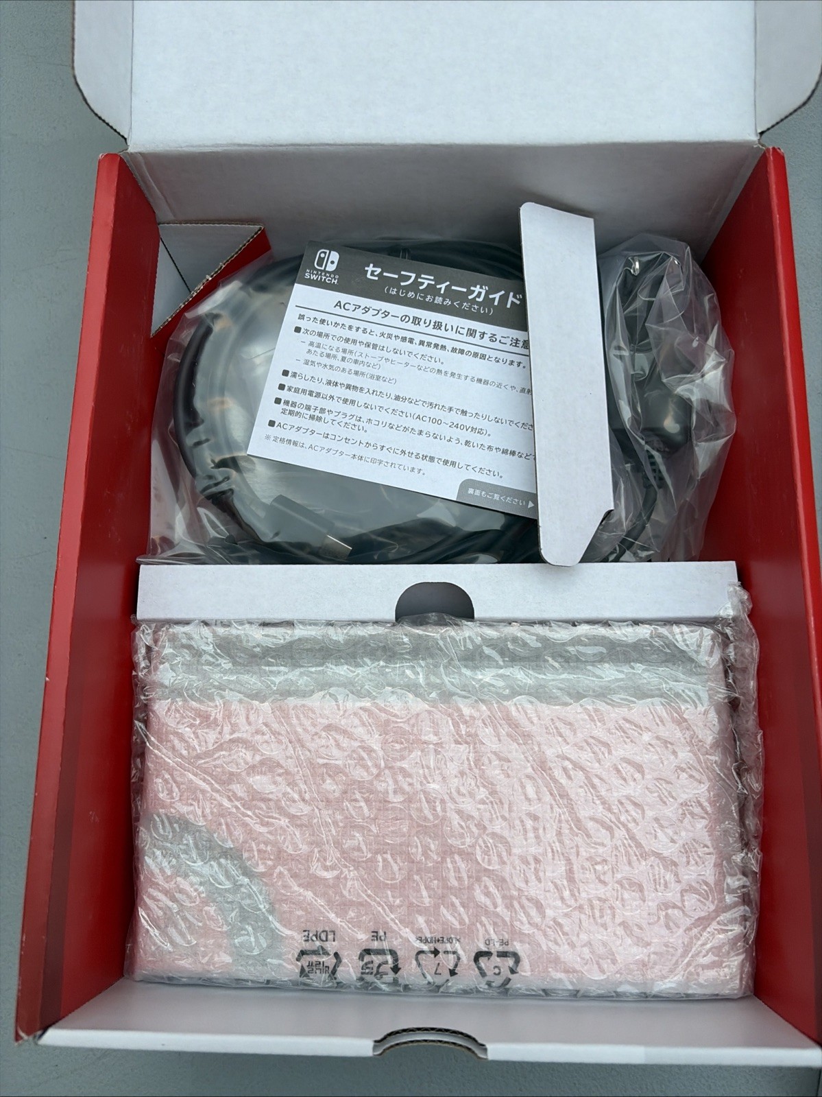Open Box Nintendo Switch (OLED Model) Mario Red Edition 64GB Console Japan