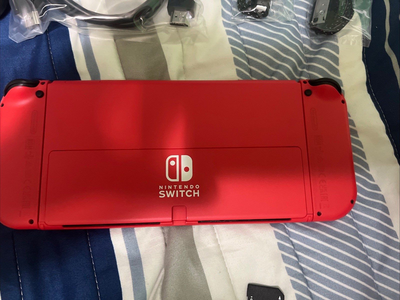 Nintendo Switch (OLED Model) HEG-001 Mario Red Edition 64GB Console Used