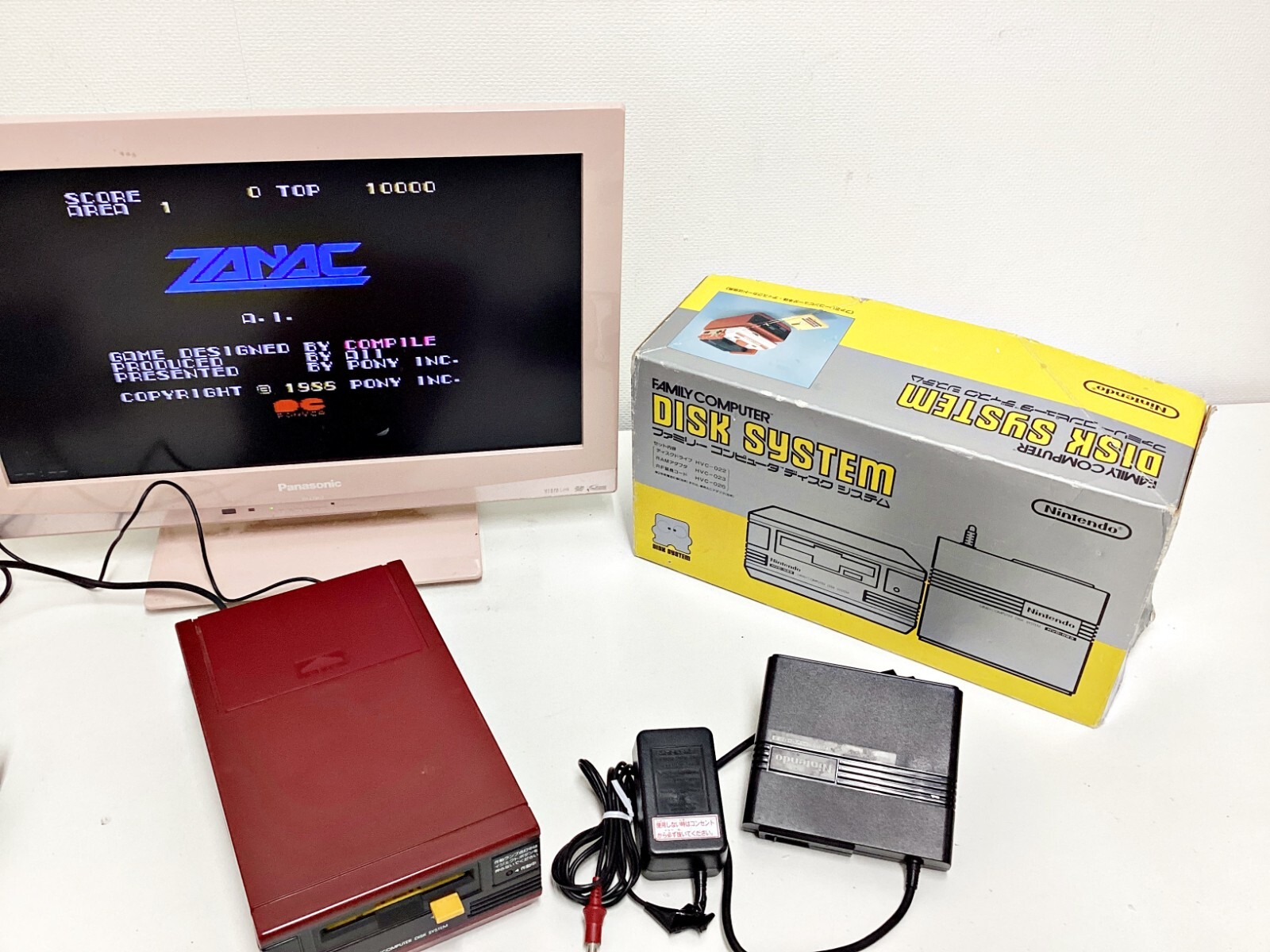 Nintendo Famicom Disk System 612 Boxed New Belt/Tuning 1 Week to USA