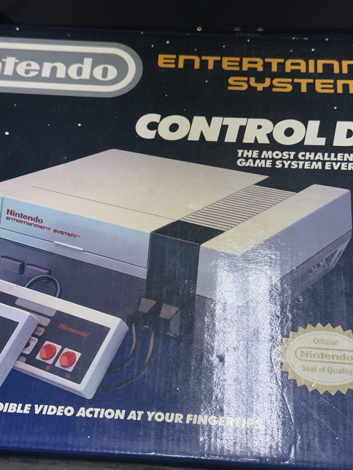 Nintendo Entertainment System Control Deck in the Box With Foam SystemWorks Good