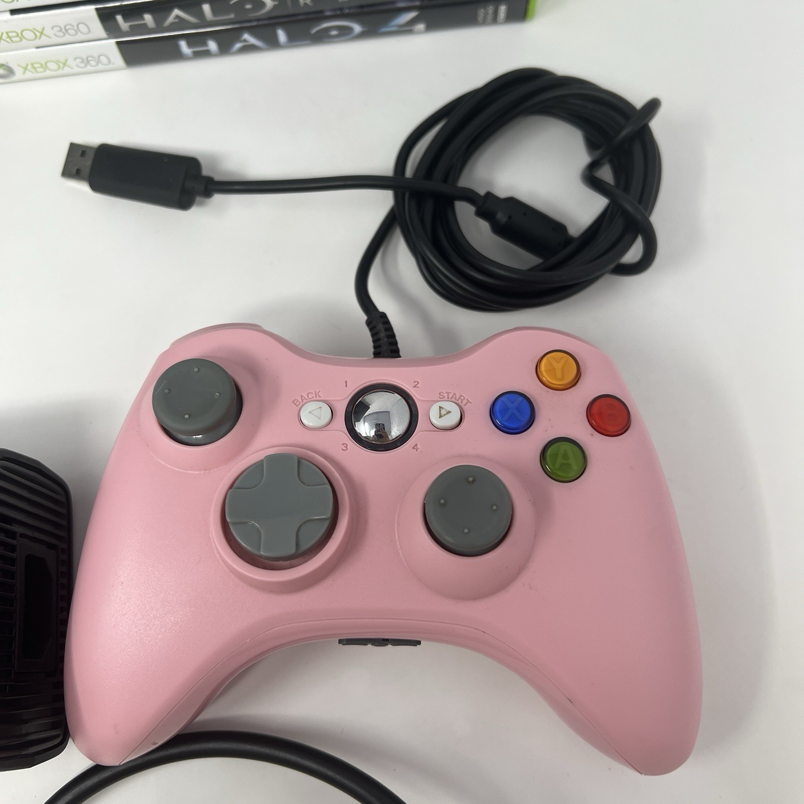 Microsoft Xbox 360 S Slim 320GB Console Tested With Cords Halo 4 Reach Combat