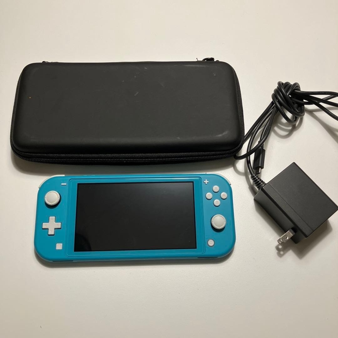 Switch – Lite Console turquoise Blue Nintendo W/ Charger Tested