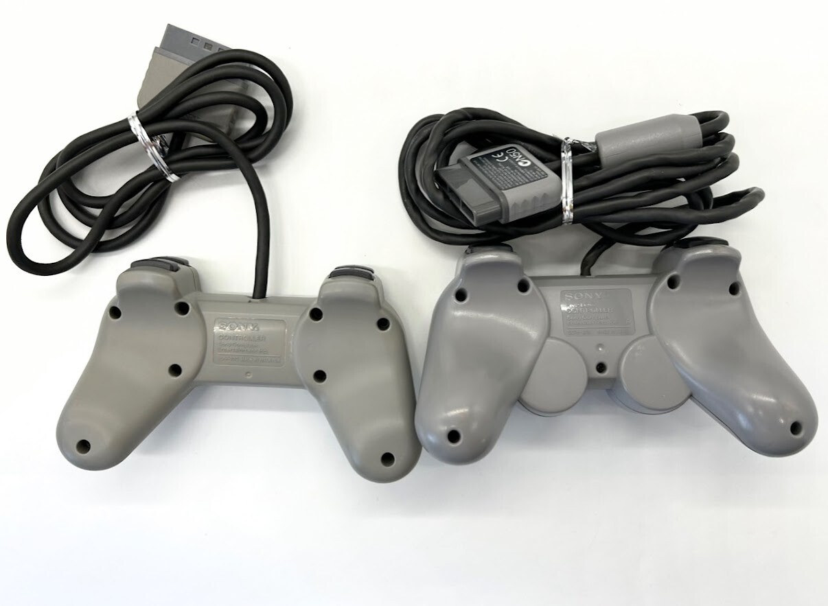 SONY Playstation1 PS1 Console SCPH-7000 2xController Game Tested NTSC-J #328
