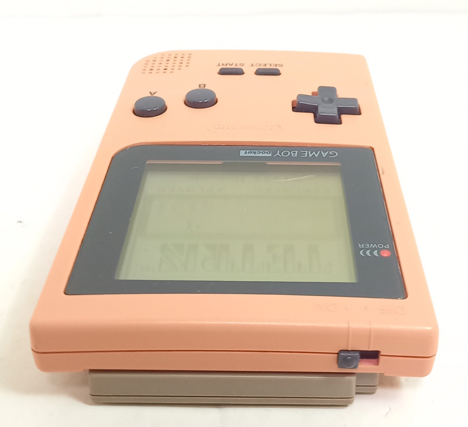 Nintendo Gameboy Pocket Game Console MGB-001 Pink Color Body Only Tested Work