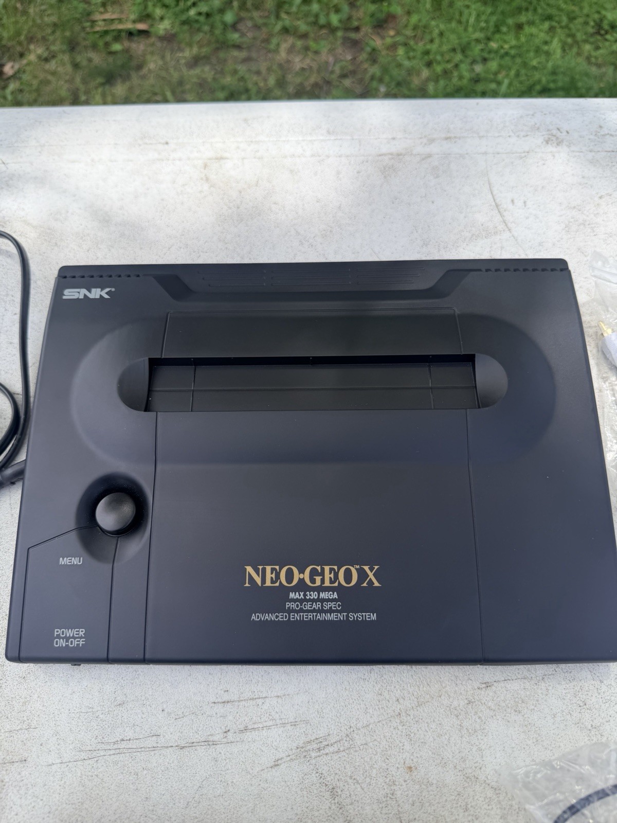 SNK NEO GEO X GOLD LIMITED EDITION CONSOLE – TESTED AND WORKING