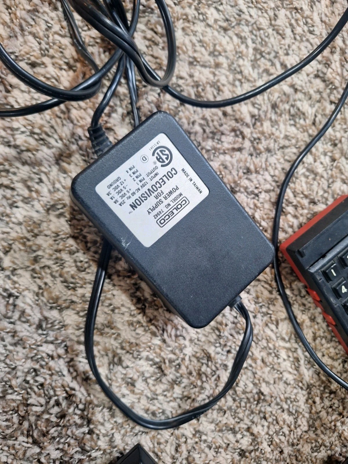 Colecovision Console Bundle Controllers Power Supply As-Is