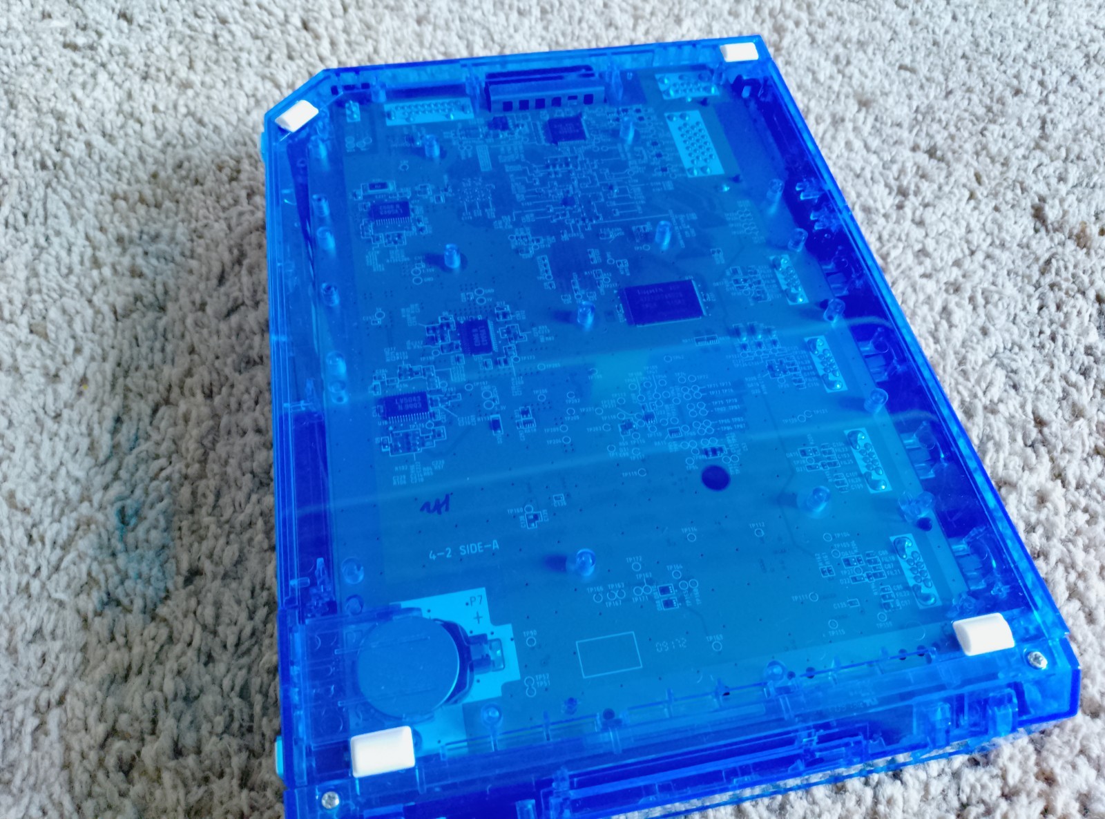 Custom Transparent Blue Wii Console Nintendo Wii Custom Wii Tested Working