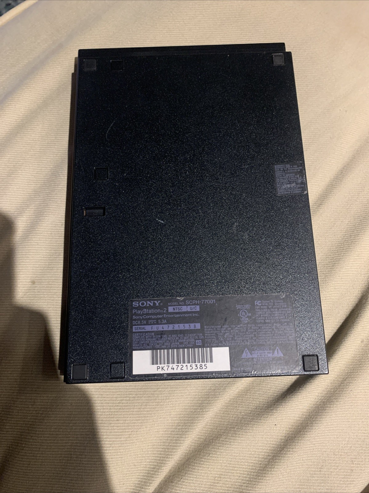 PS2 slim console only with AV cables