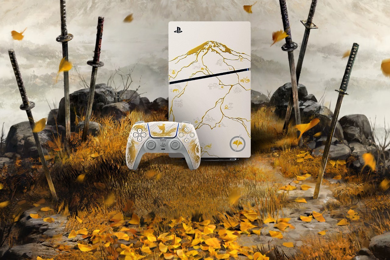 New! Playstation 5 PS5 Console Ghost of Yotei Gold Limited Edition 1TB Disc