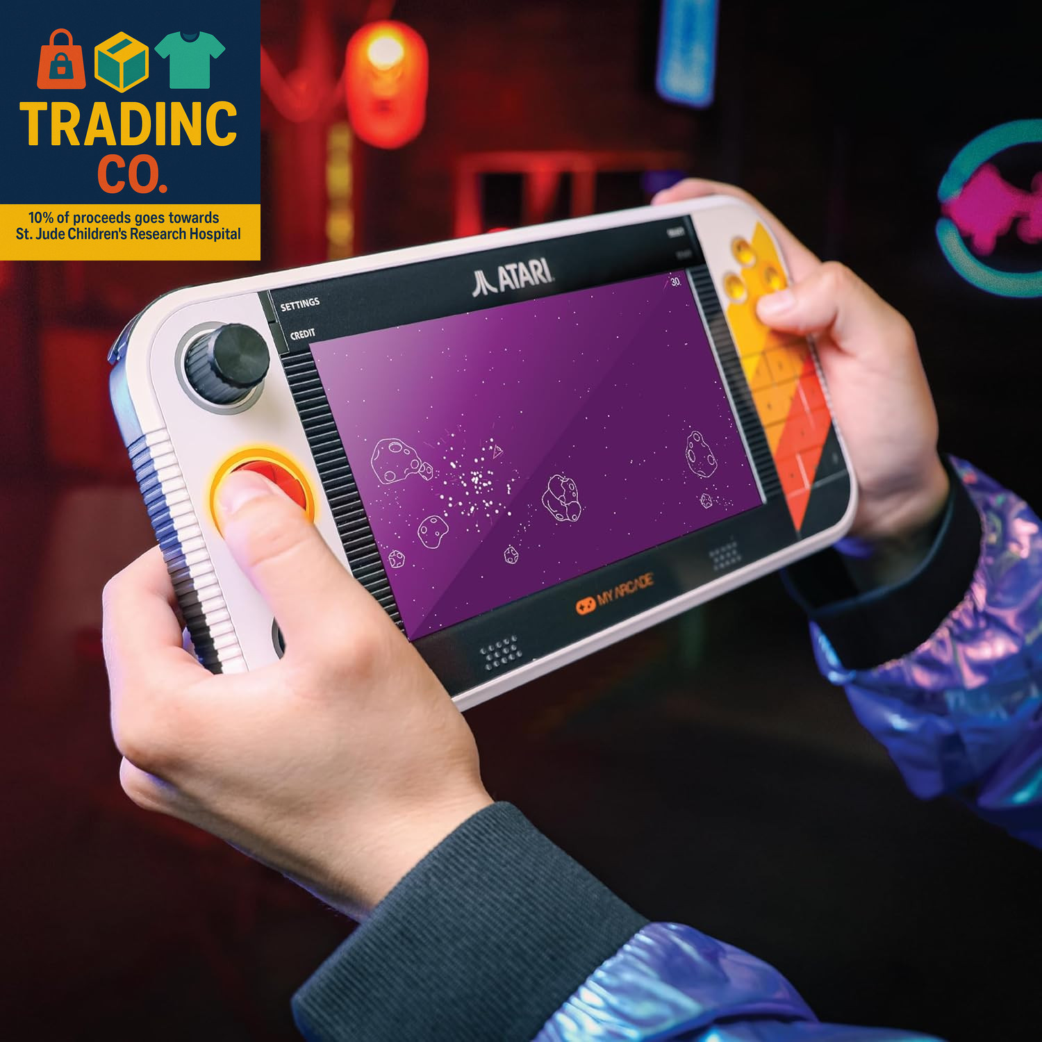 Atari Gamestation Go: Rechargeable Battery, over 200+ Preloaded Retro Video Game