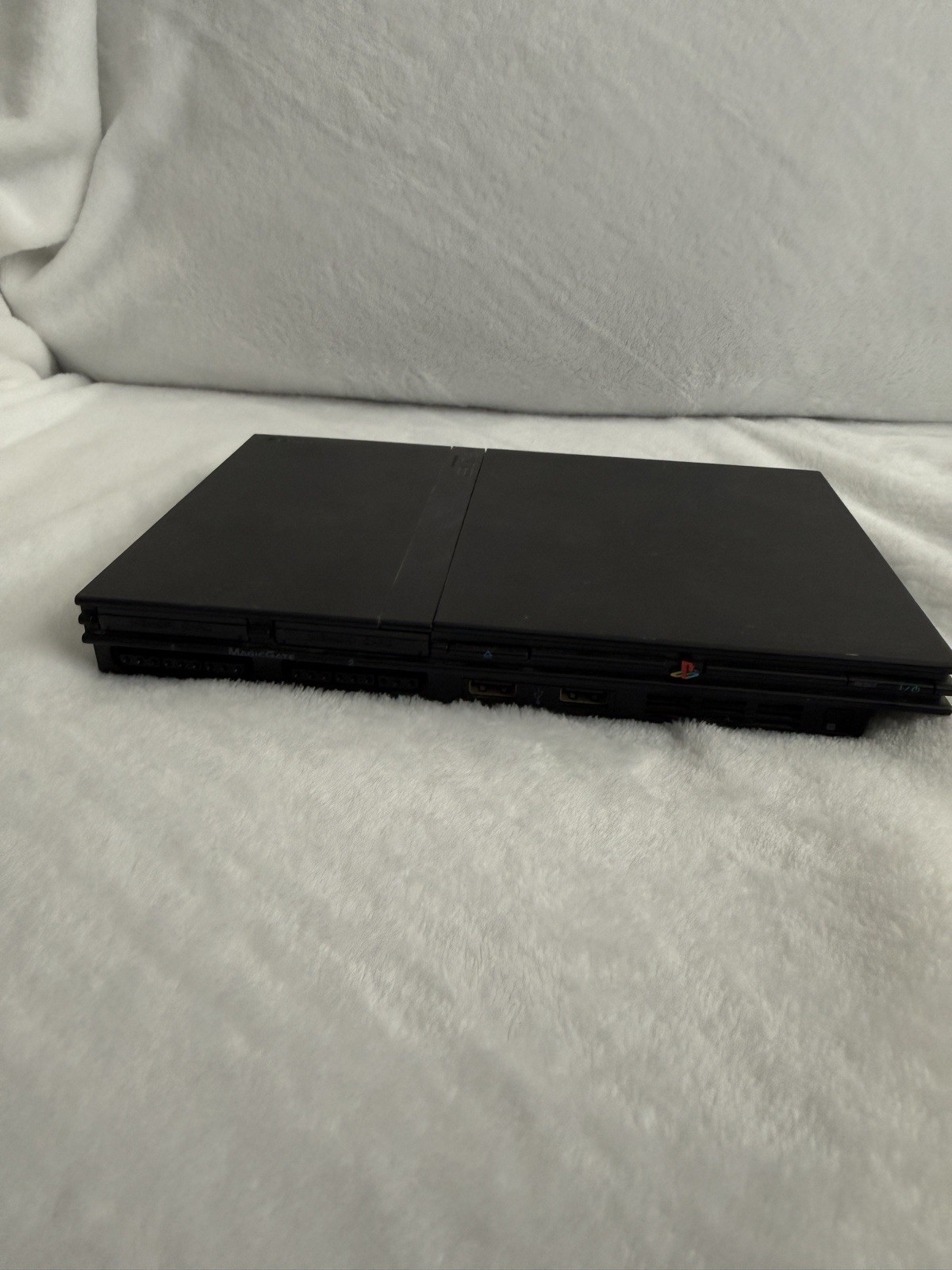 Sony PlayStation 2 Slim PS2 Charcoal Black SCPH-70012 Console Only Tested Works