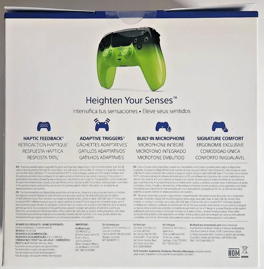 DualSense Wireless Controller [Techno Red] + [Remix Green] + [Rhythm Blue] PS5