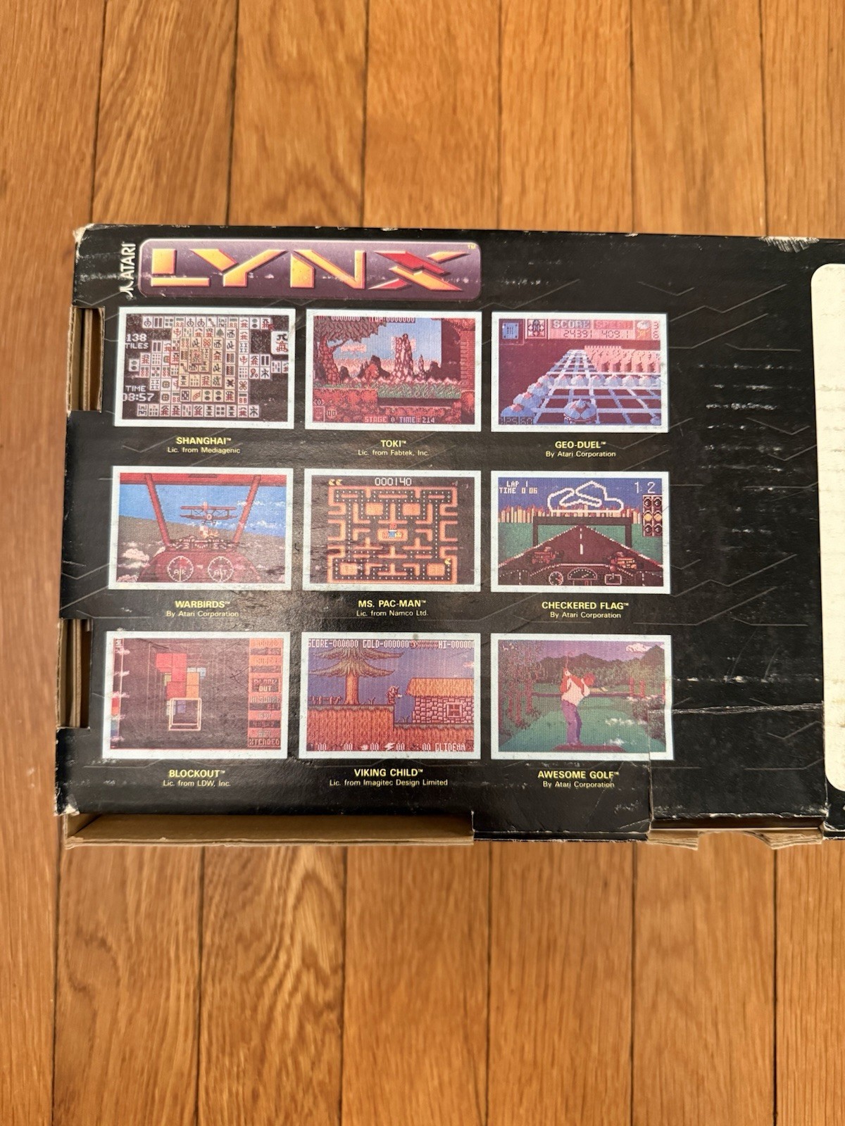 Atari Lynx Model 2 Deluxe Pack Handheld Console PA4111 w Box & Manual Tested