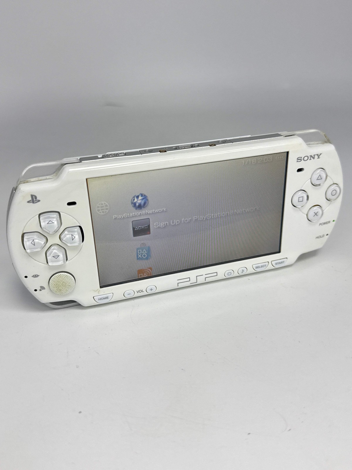 Sony PlayStation Portable PSP-2000 White Handheld Console