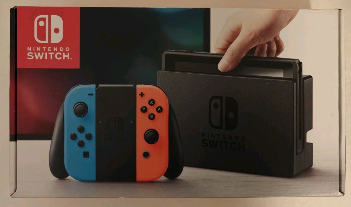 Nintendo Switch 32GB Console with Neon Red and Neon Blue Joy-Con *USED ONCE*