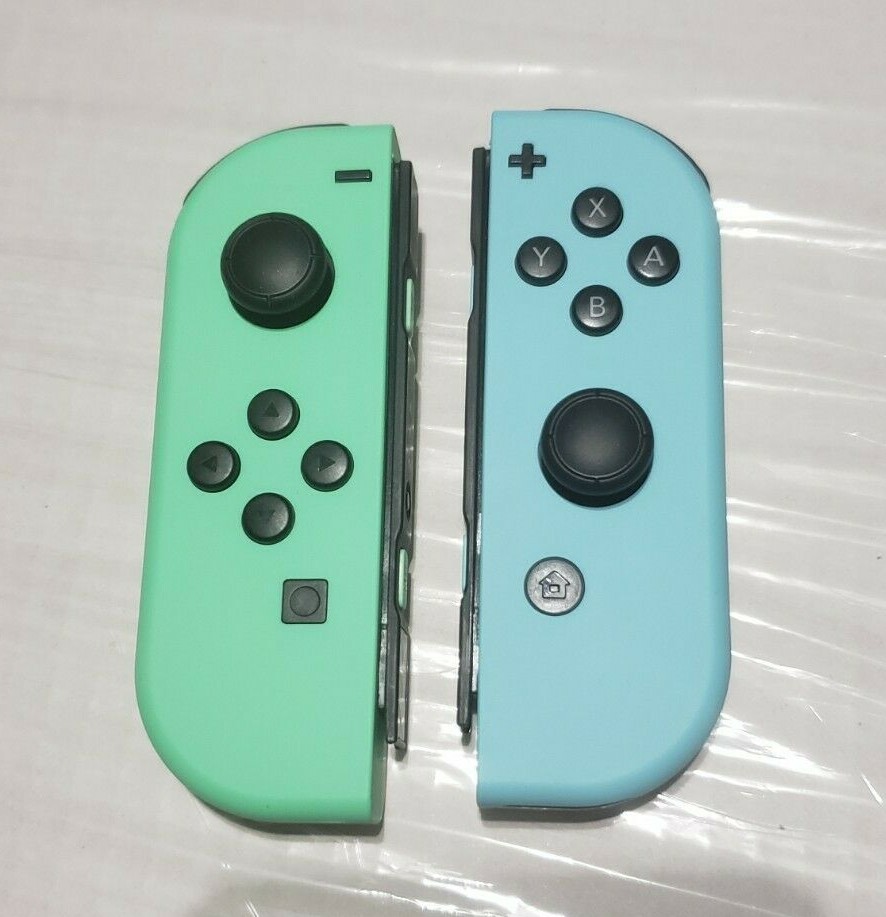 Animal Crossing Themed Left and Right Nintendo Switch Joy con Controllers