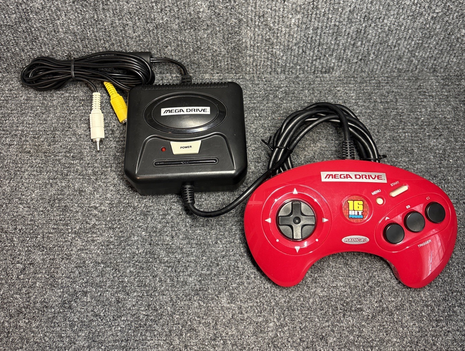 Radica Sega Genesis 16-BIT Power Plug & Play 6-in-1 Game System Working Clean