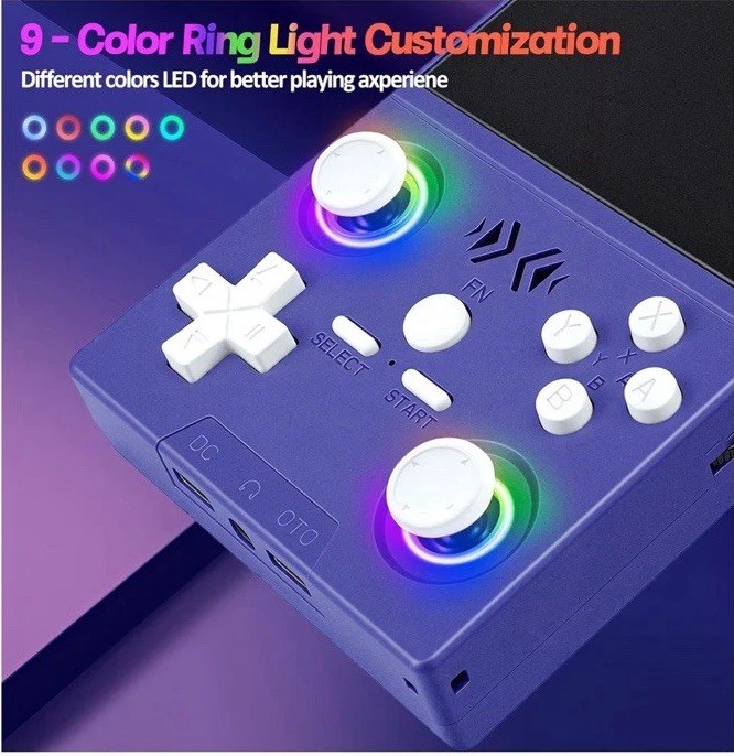 XF40V Retro Handheld Game Console, Retro Gaming Console 4.0” IPS Screen Linu…