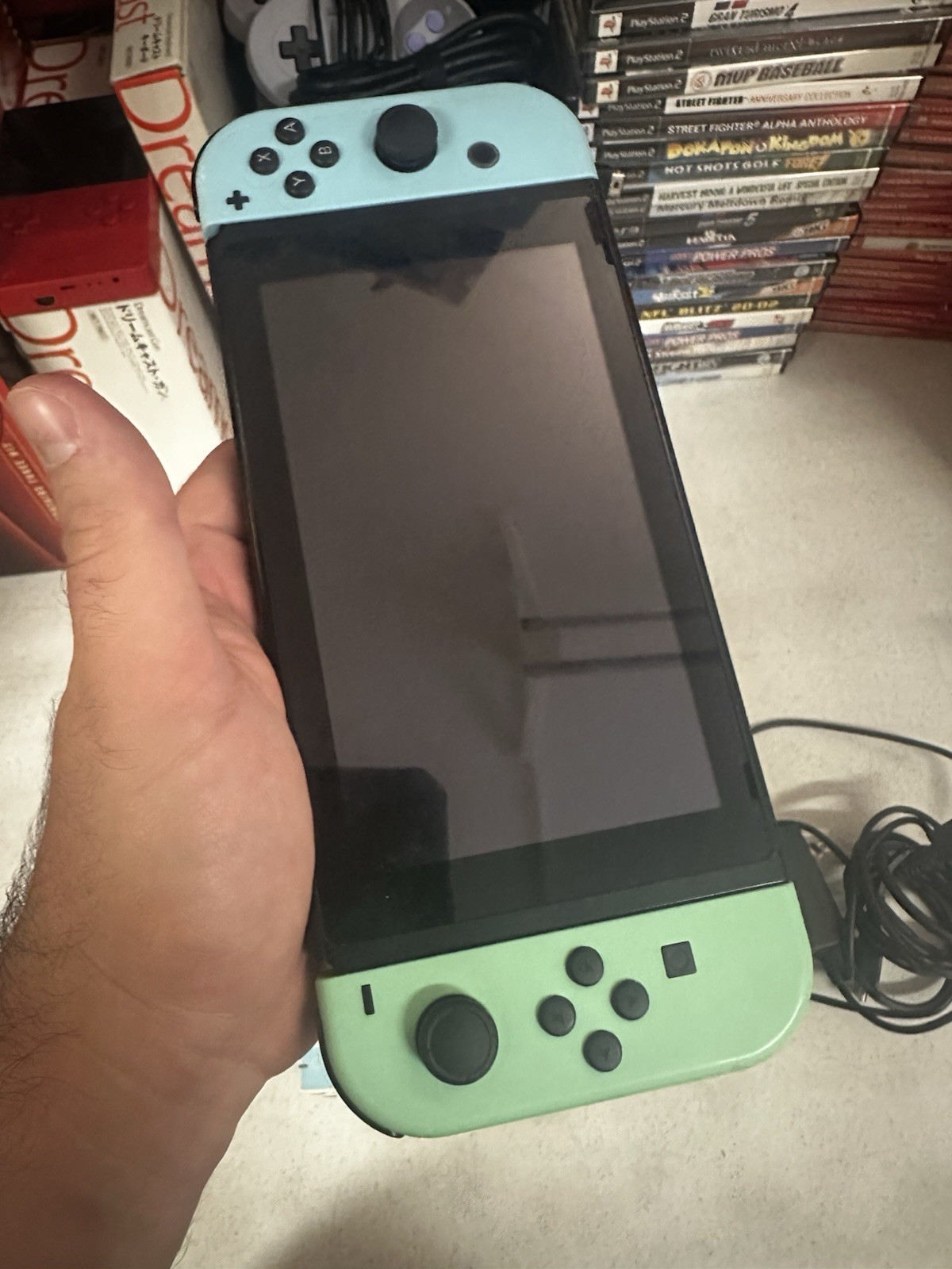 Nintendo Switch v2 Console Gaming System HAC-001(-01) Animal Crossing Edition