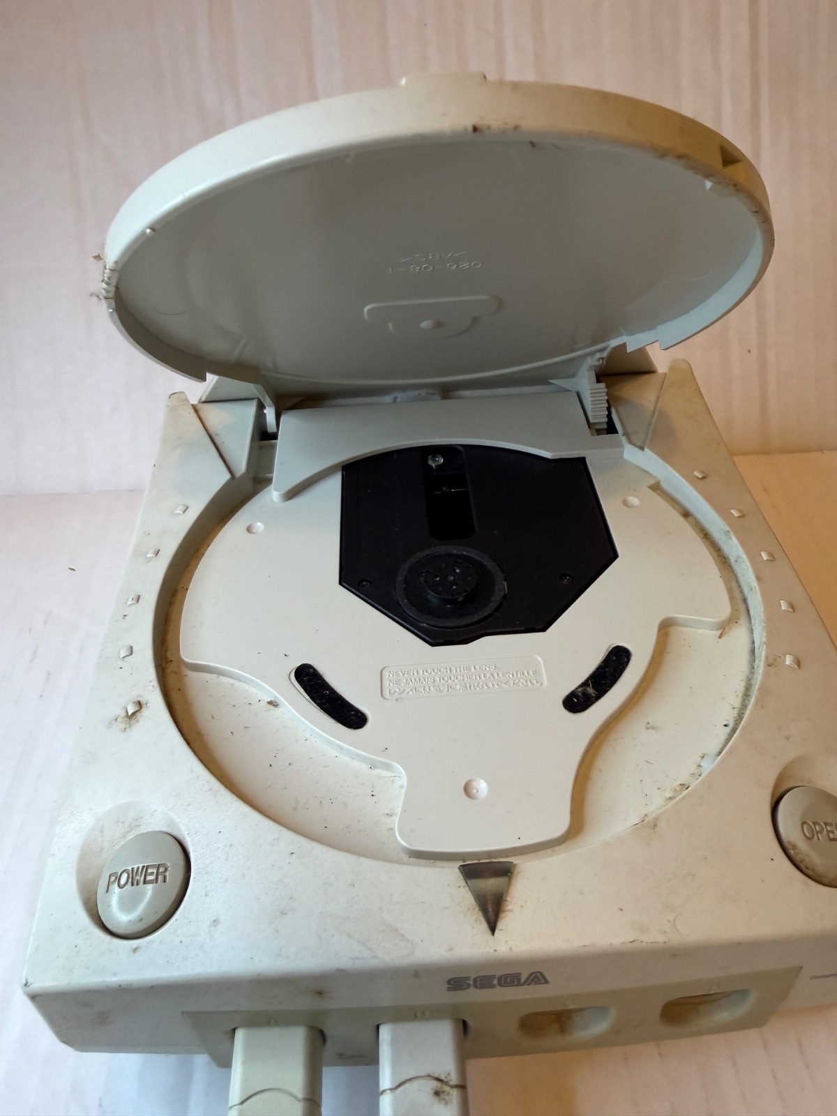 Sega Dreamcast Console Bundle w/ 2 Original Controllers Untested No Cords As-Is