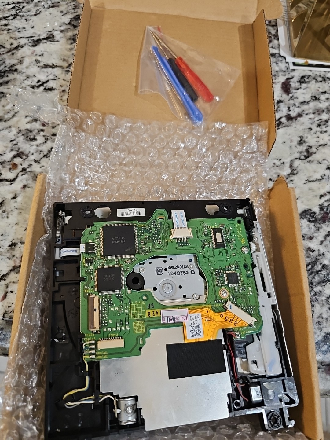 DVD ROM Disc Drive with PCB Board & Laser Lens for Nintendo Wii AC1908