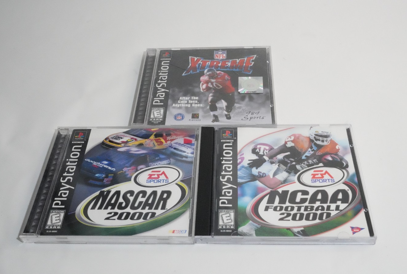 Sony PlayStation 1 Console Bundle – w/ box – Tested – Games and Accessories