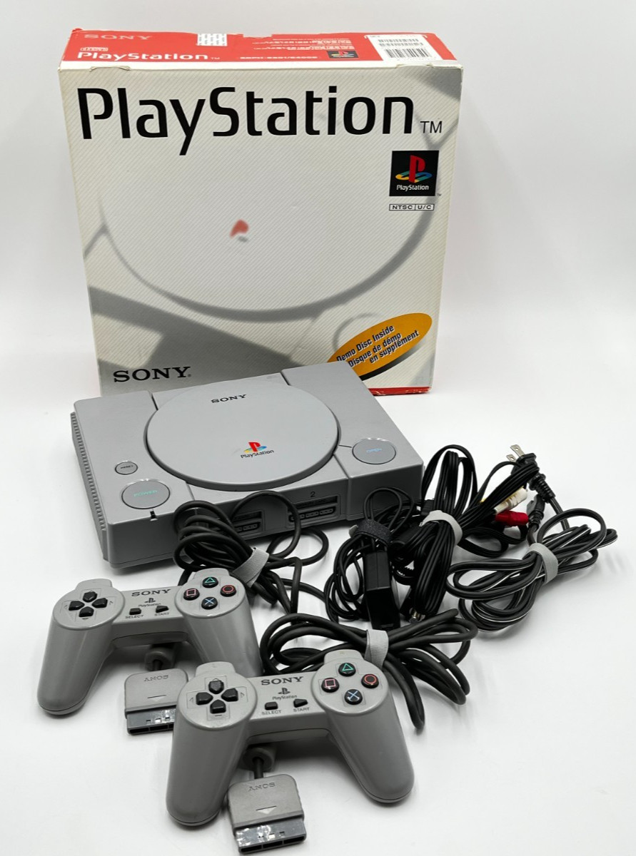 Sony Playstation 1 Console PS1 SCPH-5501 System Complete in Box MATCHING Model#