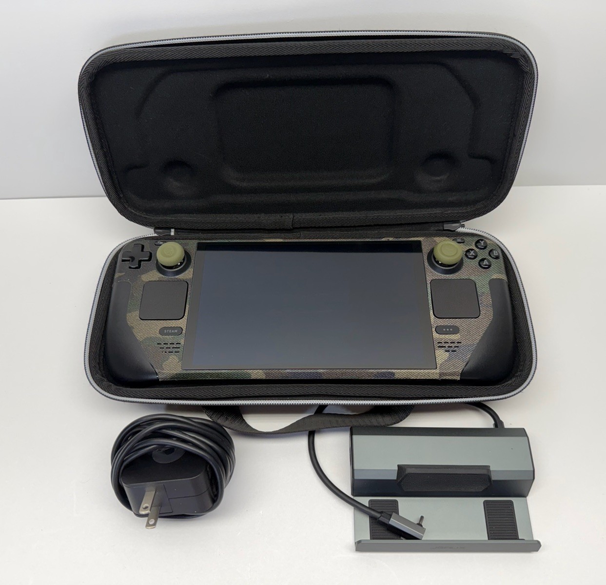 Steam Deck OLED 512GB Dock Carrying Case Charger Screen Protector 256GB microSD