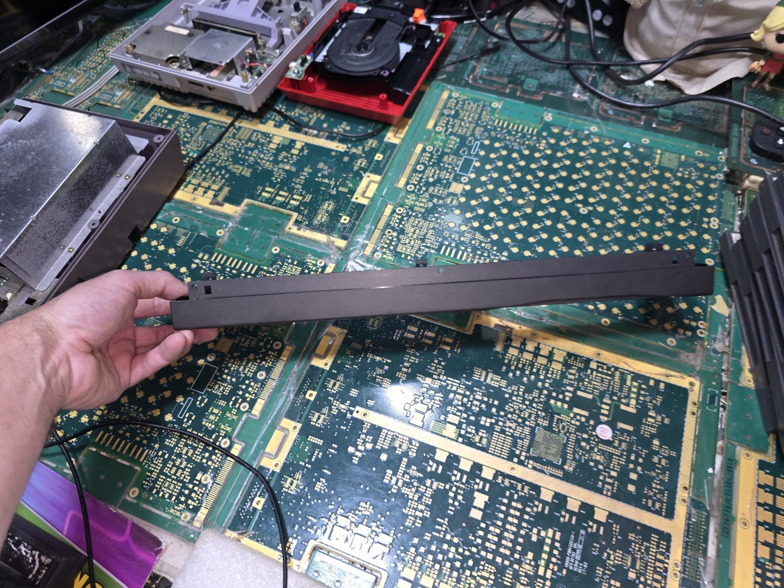 Philips CDI 900 Exact Front Panel Bezel Trim-Just OK Cosmetic-Intact-PARTS-READ