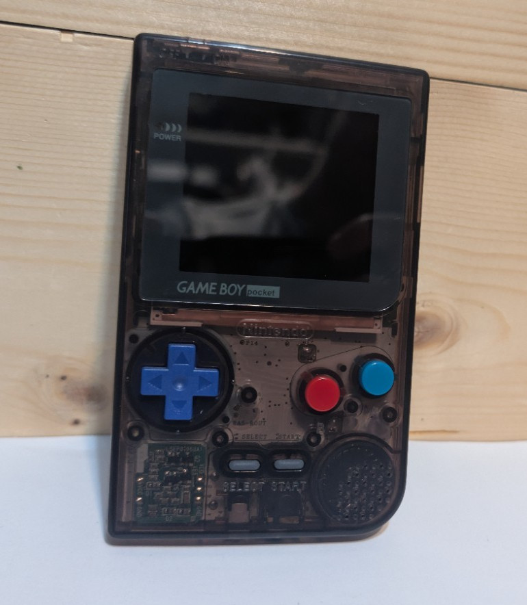 Nintendo Gameboy Pocket IPS Clear Black Laminated Screen
