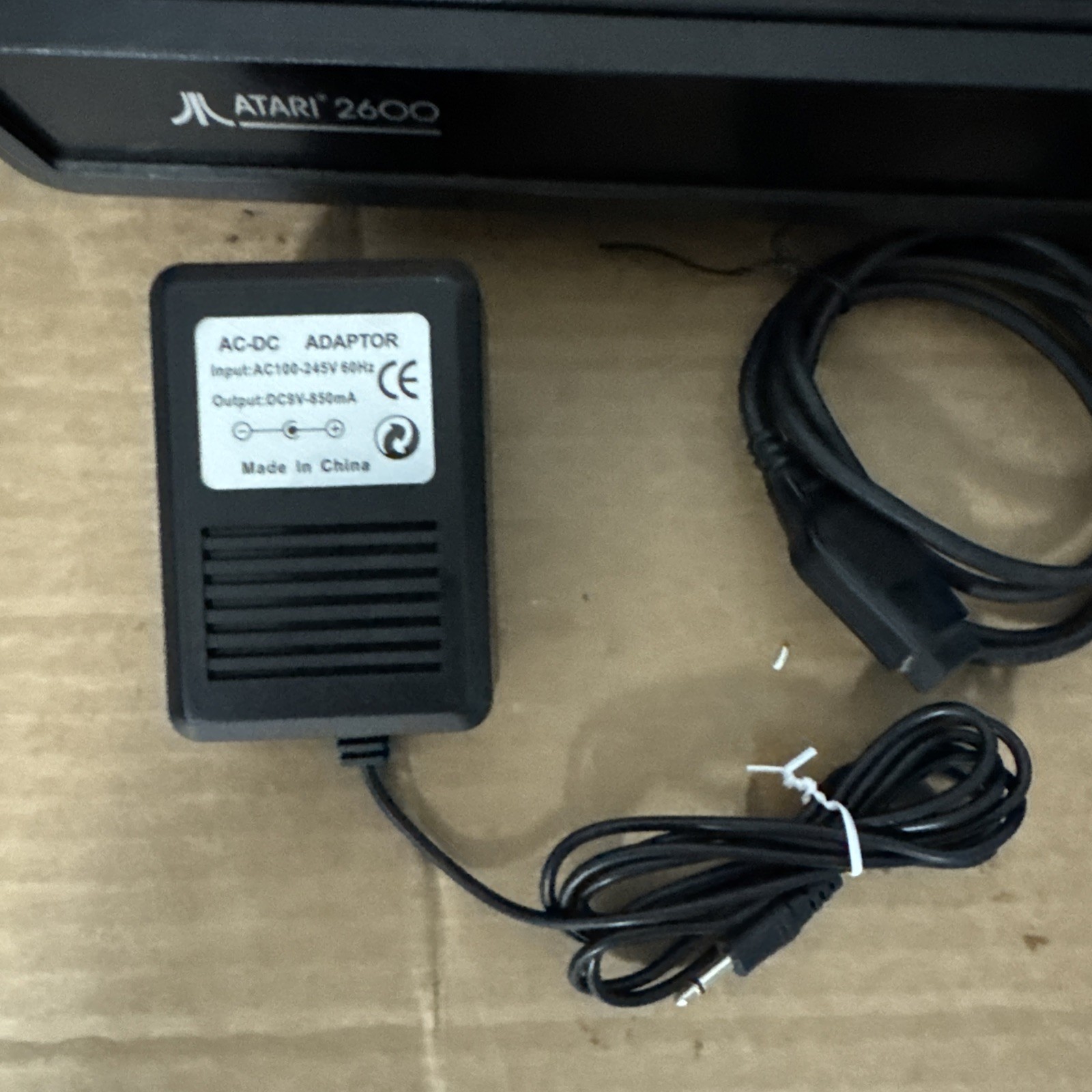 Atari 2600 Vader Black Console Bundle Cleaned Tested Works Great With 18 Games