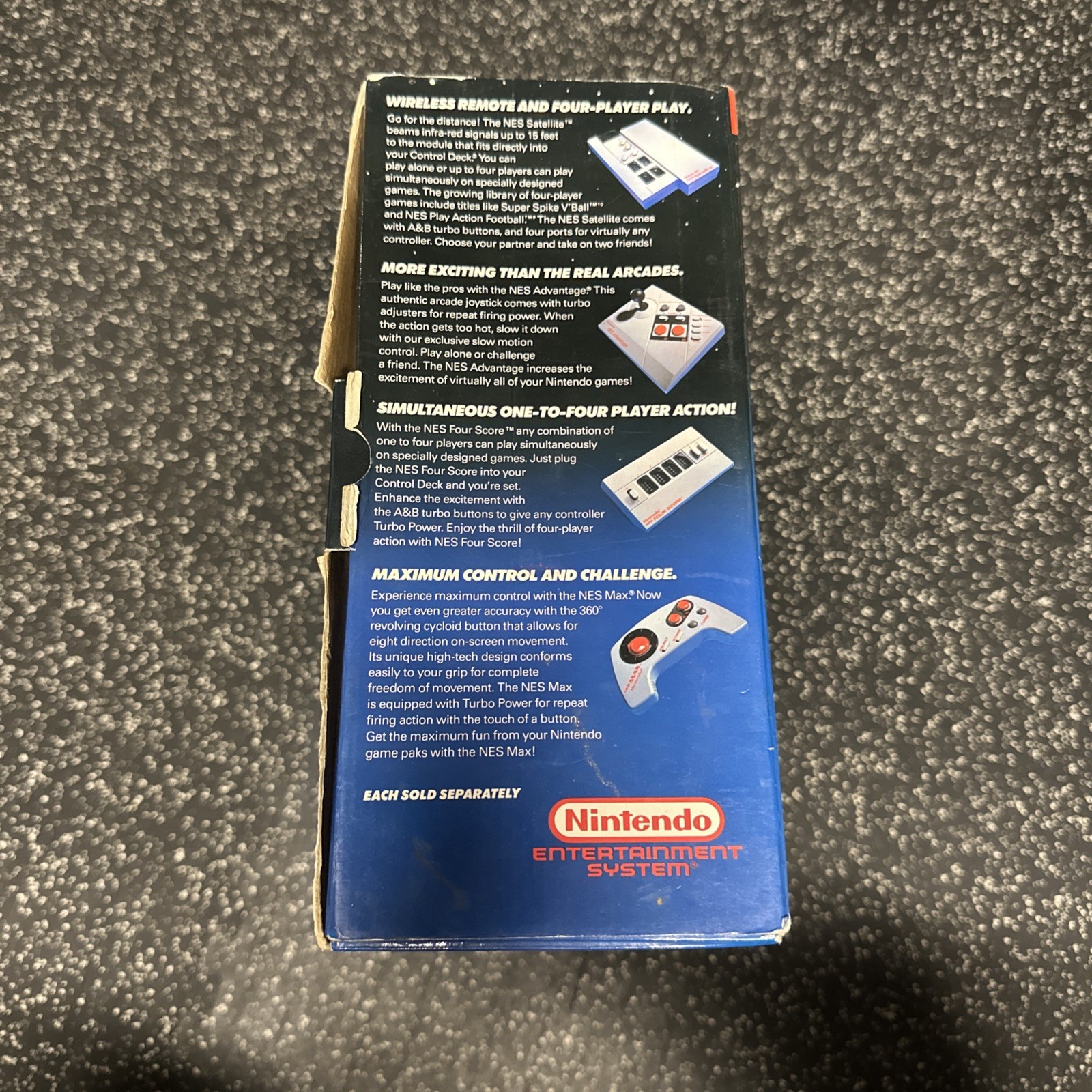Nintendo NES Action Set System Near Complete In Box CIB Tested With Super Mario